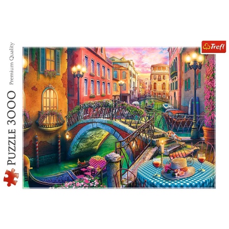 PUZZLE TREFL 3000 O SEARA LA VENETIA - Img 3