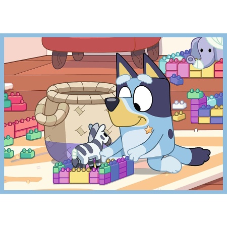 PUZZLE TREFL 4IN1 BLUEY SI LUMEA EI - Img 2