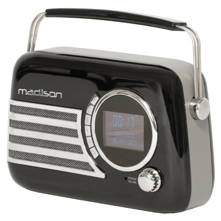 RADIO FM/DAB PORTABIL VINTAGE 40W CU FUNCTIE BLUETOOTH/AUX - Img 2