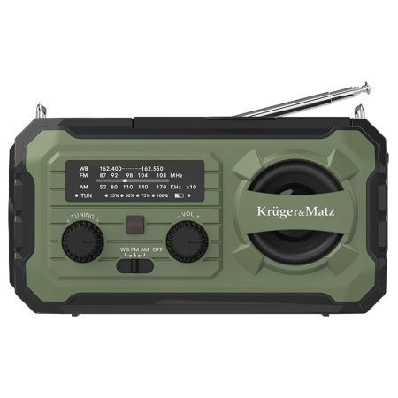 RADIO MULTIFUNCTIONAL SOLAR 10000MAH KRUGER&amp;MA - Img 7