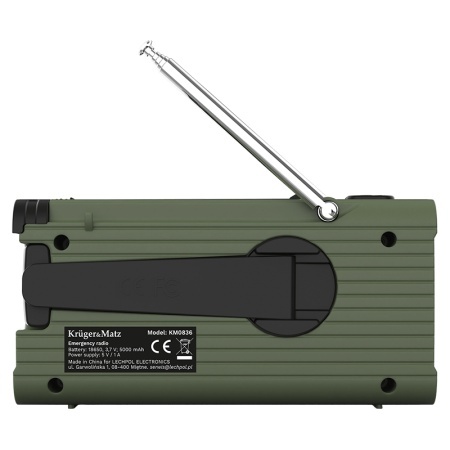 RADIO MULTIFUNCTIONAL SOLAR 5000MAH KRUGER&amp;MA - Img 8