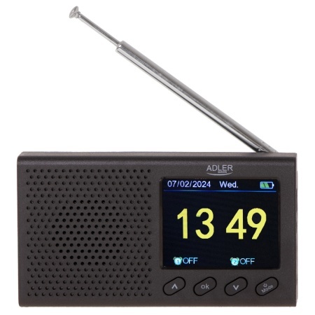 RADIO PORTABIL CU CEAS AD 1198 ADLER - Img 7