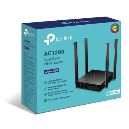 Router fara fir TP-Link Archer C54 AC1200, Dual band, 4 antene - Img 8