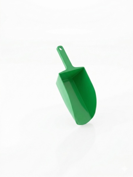 Scafă Universală din Plastic , 1KG, Ergonomică – Ideală pentru Cafea, Cereale, Făină sau Hrana Animalelor, Verde - Img 3