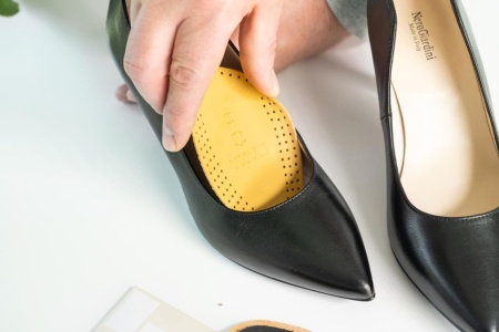 Semitalpici Premium din Piele Naturală Bama pentru Încălțăminte, Branțuri Antiderapante cu Cărbune Activ și Strat Amortizant din Latex, 1 Pereche – Mărimea EUR 40/41 - Img 4