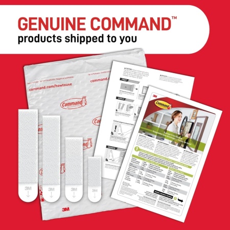 Set 10 Perechi Benzi Adezive pentru Tablouri Grele Command 3M XL (20 Benzi), Fixare Fără Găurire Până la 9 kg, Îndepărtare Fără Urme, Albe - Img 11