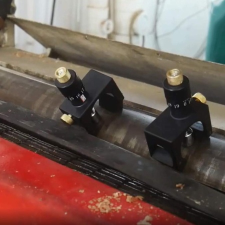 Set 2 Dispozitive Magnetice de Reglare / Calibrare pentru Rindea și Mașină de Îndreptat Lemn, Instrument de Precizie pentru Tâmplărie - Img 3