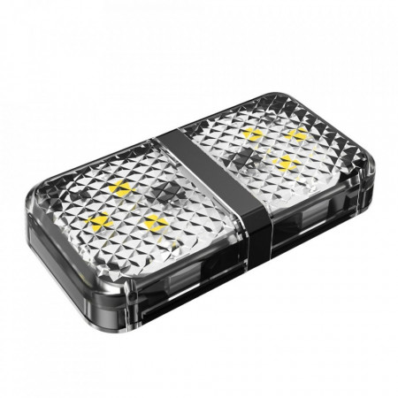 Set 2 x lampa avertizare luminoasa pentru usa deschisa, Baseus (CRFZD-01) , negru - Img 2