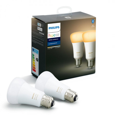 SET 2XBEC PHILIPS HUE E27 2200-6500K