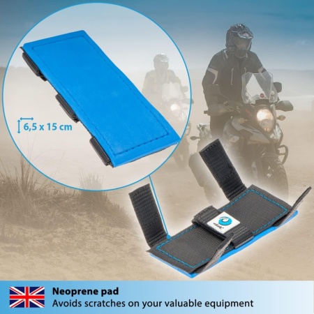 Set 4 Protecții pentru Colțuri / Margini pentru Chingi de Ancorare (Spanngurt) până la 60 mm - valonic KOALA, cu Neopren, Prindere cu Scai și Husă Multifuncțională cu Funcție de Steag Avertizare - Img 8