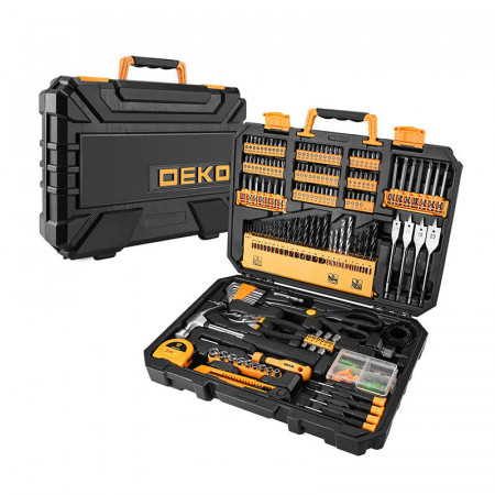Set de scule Deko Tools DKMT200, 200 de buc