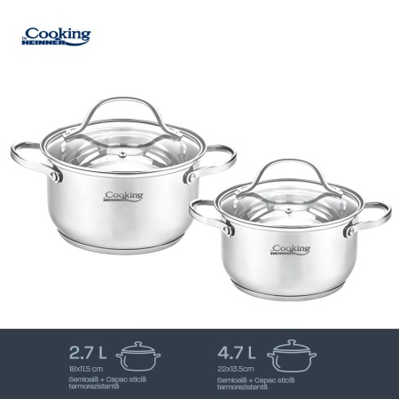 SET GATIT DIN INOX 4 PIESE, SELENA - Img 2