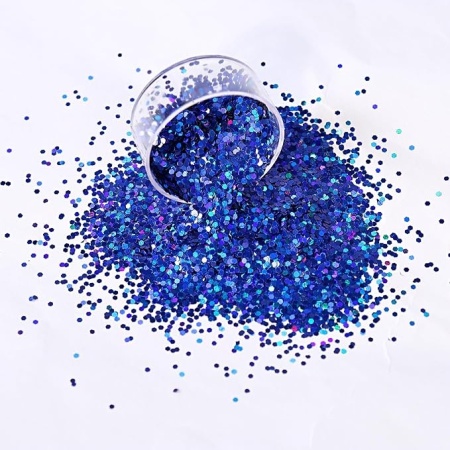 Set sclipici holografic hexagonal 1 mm, 12 culori asortate, paiete cu efect laser pentru rășină epoxidică, manichiură/nail art, machiaj corporal și decorațiuni DIY - Img 5