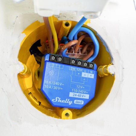 Shelly 1 GEN3 single channel Wi-Fi smart relay module (16A) - Img 4