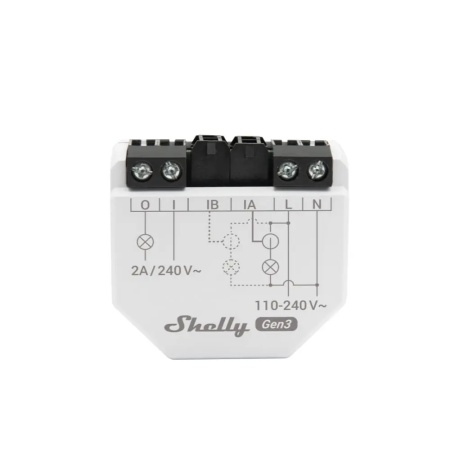 Shelly EM Gen3 one-phase, 2 channel power meter, with 50A clamp included - Img 3