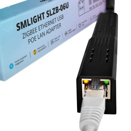 SMLIGHT SLZB-06U – Adaptor Zigbee, Ethernet, PoE, USB, Wi-Fi (CC2652P) - Img 4