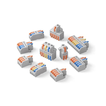 Sonoff D1-2 Quick Wire Splicing Connector Splitter (with 10 types, 54 pcs kit) - Img 3