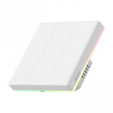 Sonoff TX Ultimate T5 EU 3C Smart WiFi cu 3 grupuri + eWeLink-Remote (Bluetooth) comutator de perete tactil - Img 2