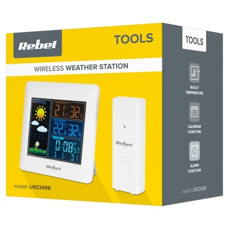 STATIE METEO WIRELESS CU SENZOR EXTERIOR REBEL - Img 5