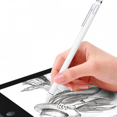 Stylus Pen capacitiv pentru iPad , Cartinoe, alb - Img 6