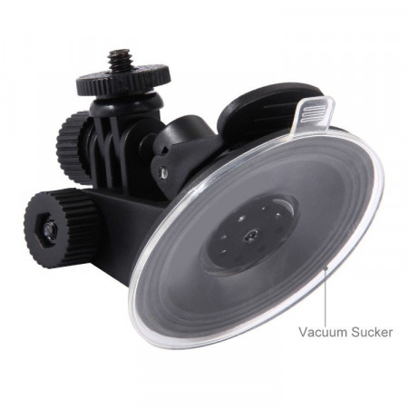 Suport auto Puluz Glass pentru GOPRO Hero, DJI Osmo Action PU51 - Img 2