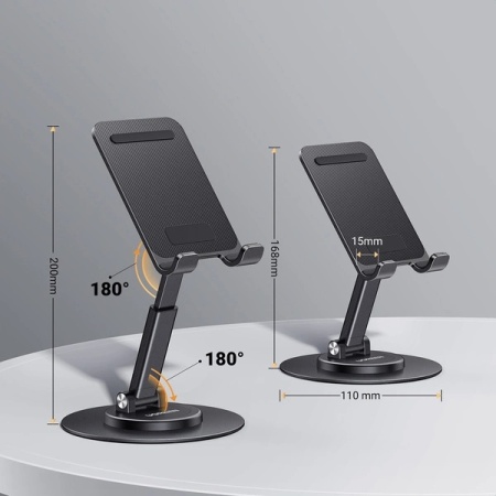Suport de birou Ugreen LP805 pentru tableta telefon - negru - Img 4
