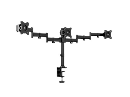 Suport pentru 3 monitoare Multibrackets 3385, 15"- 27", max. 8 kg / monitor, Negru - Img 3