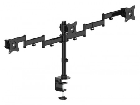 Suport pentru 3 monitoare Multibrackets 3385, 15"- 27", max. 8 kg / monitor, Negru