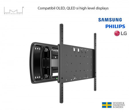 Suport TV de perete Tilt&Turn Super Slim Multibrackets MB-4036, 32"-65", max.40 kg, perfect si ptr OLED