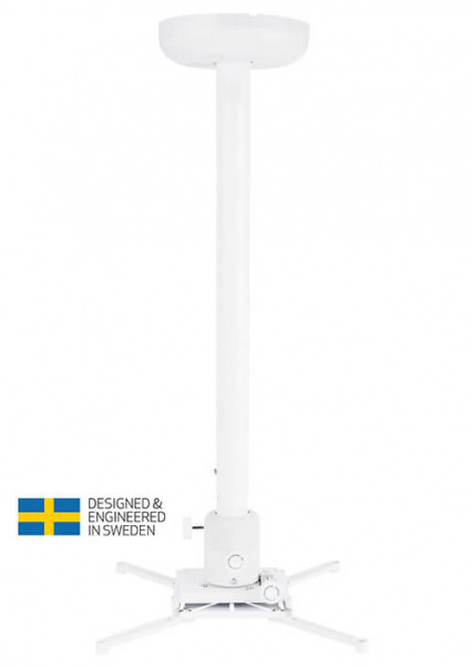 Suport videoproiector de tavan Multibrackets MB-1787, reglabil 90-160cm, reglaj fin, max.10kg, alb - Img 6