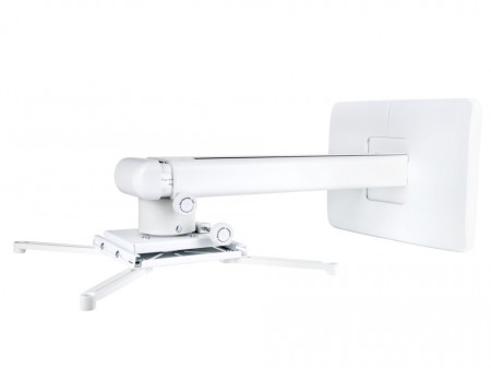 Suport videoproiector perete Multibrackets MB-9833, reglabil 300mm-700mm, max.25kg, alb - Img 5