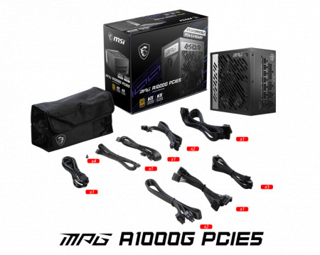 SURSA MSI MPG A1000G PCIE5 80+ GOLD - Img 5