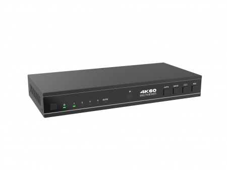Switch Seamless HDMI2.0b 4x1 cu Multi-Viewer, cu Audio Extract, 4K@60Hz 4:4:4, HDCP2.2, cu telecomanda - Img 2