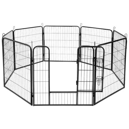 TARC MODULAR PENTRU CAINI 8 PANOURI 80X80 CM REBEL ANIM - Img 3
