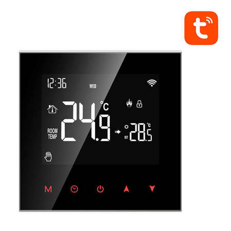 Termostat de incalzire centrala inteligenta Avatto ZWT100 3A Zigbee Tuya