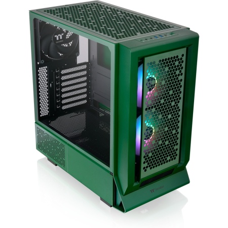 Thermaltake Ceres 350 MX , Tower Case (Dark Green, Tempered Glass x 2) - Img 4