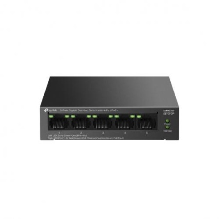 TP-LINK 5-PORT GIGABIT SWITCH 4-PoE+ - Img 3