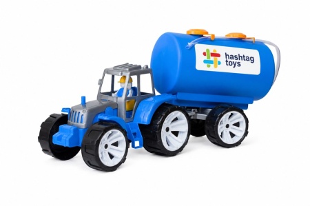 TRACTOR CU CISTERNA ALBASTRI GRI - Img 2