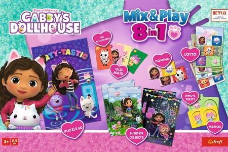 TREFL GABBYS DOLLHOUSE JOC 8IN1 - Img 3