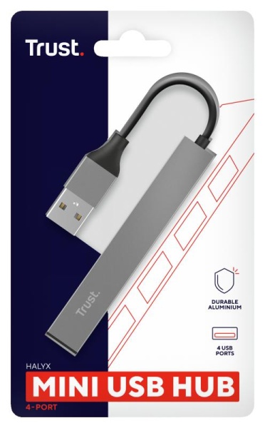 Trust Halyx Aluminium 4 Mini USB Hub - Img 15