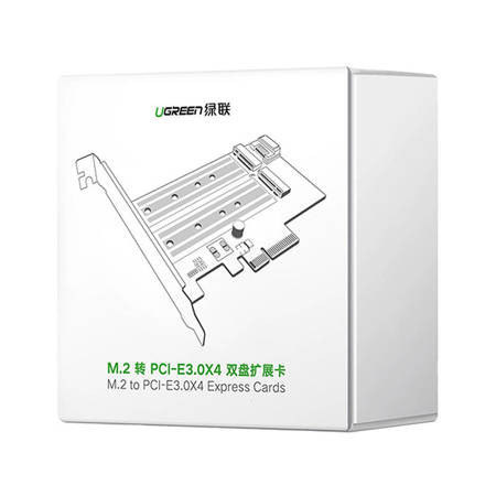 UGREEN PCIe 3.0 x4 la M.2 M-Key + Adaptor M.2 B-Key - Img 2
