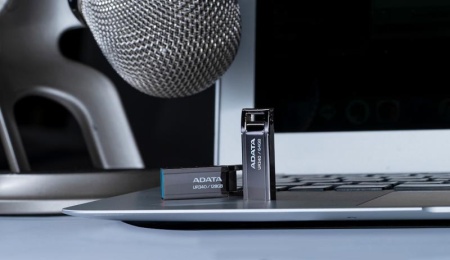 USB ADATA UR340 64GB BLACK METALIC - Img 8