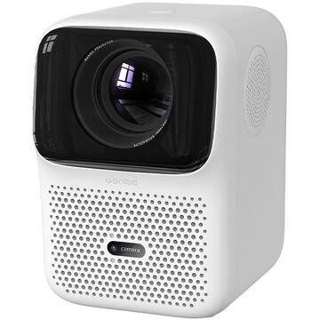 Videoproiector portabil T4, Wanbo, Android 9.0, Full HD, 1080p, WiFi, 1x HDMI, 1x USB