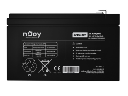 ACUMULATOR NJOY GP09122F 12V - Img 5