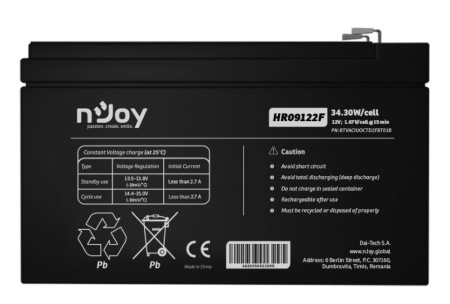 ACUMULATOR NJOY HR09122F 12V - Img 5