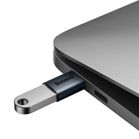 Adaptor Baseus Ingenuity USB-C la USB-A OTG (albastru) - Img 2