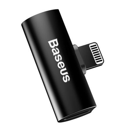 Adaptor Premium Baseus cu 2 porturi Lightning ce suporta incarcare si redare muzica in acelasi timp - Img 4