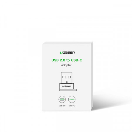 Adaptor USB C (femeie) - USB (mascul) Ugreen US280 - negru - Img 3