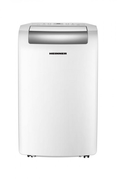 Aparat de aer conditionat portabil Heinner 11600 BTU, Clasa A/A+, Functie incalzire, display led, timer, dezumidificare, kit instalare inclus, HPAC-12WH, alb