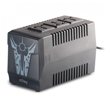 AVR nJoy Paladin 1000, 1000VA/500W, 3 Prize Universale, Protectie la Supra si Sub Voltaje - Img 1